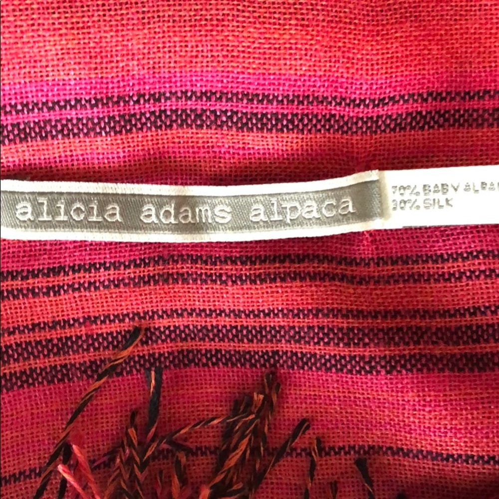 Alicia Adams Baby Alpaca and Silk Blend Scarf - Picture 2 of 3